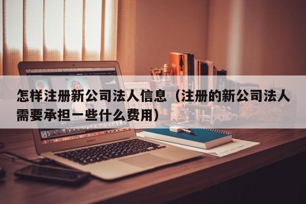 怎样注册新公司法人信息（注册的新公司法人需要承担一些什么费用）