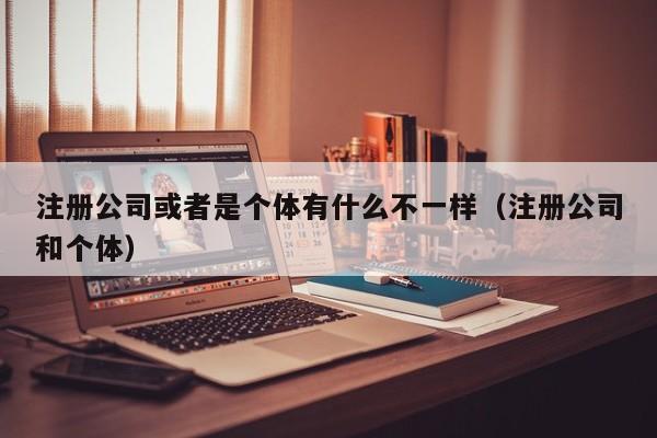 注册公司或者是个体有什么不一样（注册公司和个体）