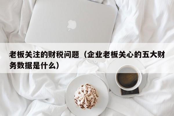 老板关注的财税问题（企业老板关心的五大财务数据是什么）